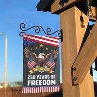 USA 250 Years of Freedom Garden Flag | 1776-2026 Commemorative Eagle Design | Double Sided Weather Resistant Fabric | Patriotic Home Decor Gift