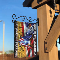 Patriotic Eagle Garden Flag | 250 Years of Freedom Design | Double Sided Polyester | God Bless America Yard Decor Gift