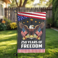 USA 250 Years of Freedom Garden Flag | 1776-2026 Commemorative Eagle Design | Double Sided Weather Resistant Fabric | Patriotic Home Decor Gift