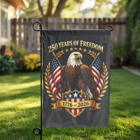 USA 250th Anniversary Garden Flag | 250 Years of Freedom Eagle Design | Double-Sided Weather Resistant Fabric | Patriotic Outdoor Decor Gift