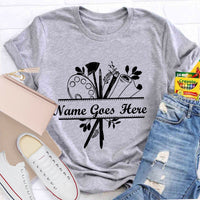Personalized Art Teacher Name Goes Here T-Shirt