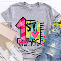 Personalized Grade 1st Grade Back To School Teacher T-Shirt