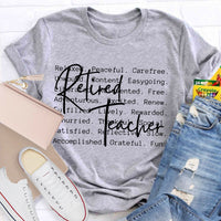 Retired Teacher Relaxed Teacher T-Shirt