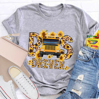 Sunflower School Bus Driver T-Shirt
