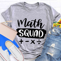 Math Squad Math Teacher T-Shirt