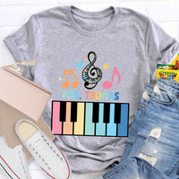 Personalize Name Piano Teacher T-Shirt