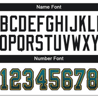 Custom Football Jersey - Teal Black-Old Gold Drift Fashion