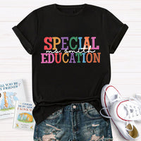 Personalized Special Education Teacher Name T-Shirt