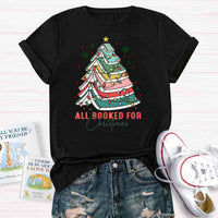 All Booked For Christmas T-shirt