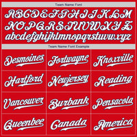 Custom Red Navy-White Authentic Throwback Rib-Knit Baseball Jersey Shirt