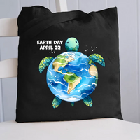 Save the Turtles Canvas Tote Bag