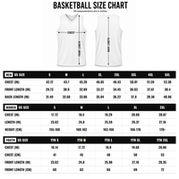 Custom Reversible Navy Cream Double Side Sublimation Basketball Set Jersey