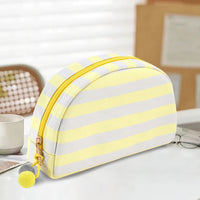 Striped Seashell Cosmetic Bag – Teacher Everyday Essentials Pouch