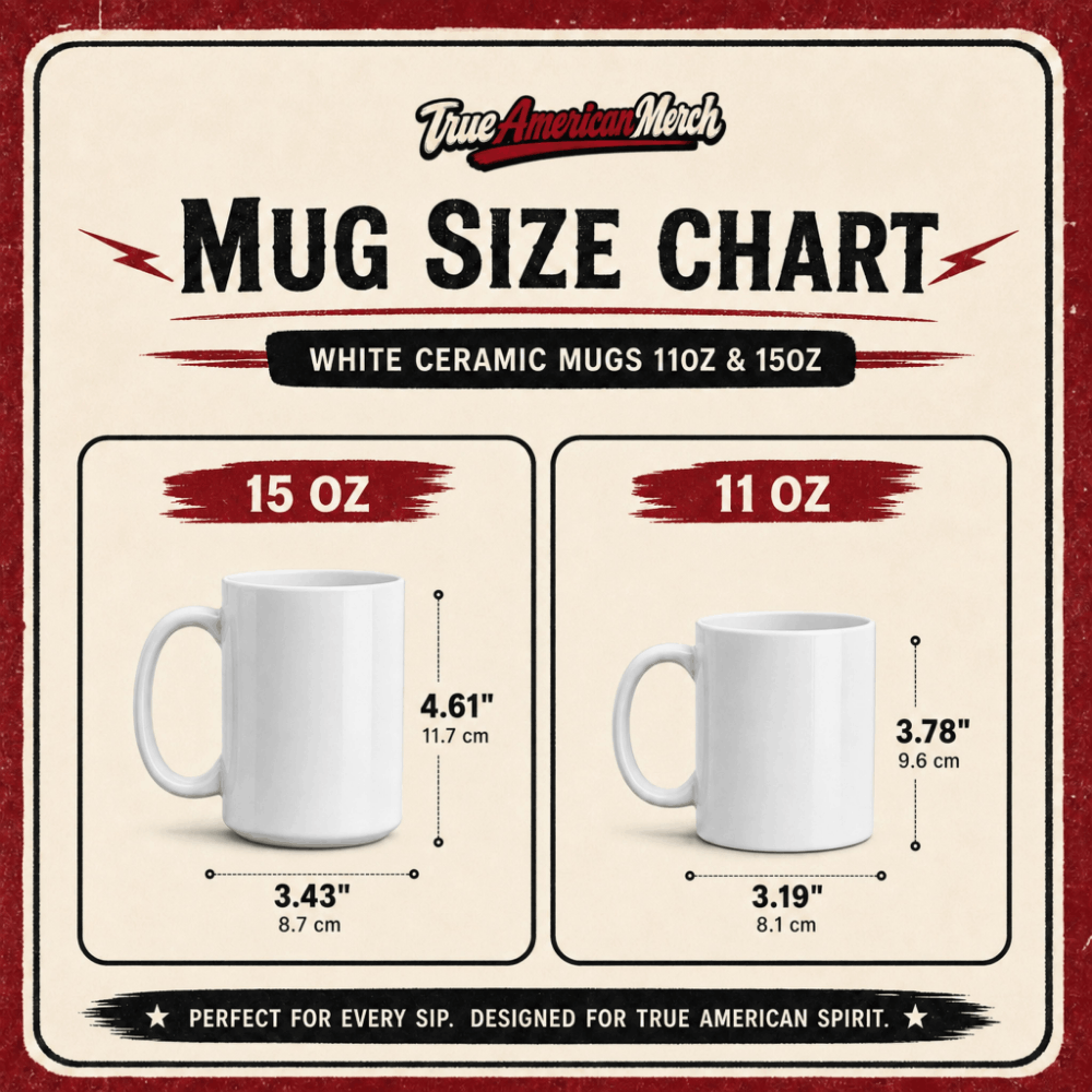 Mugs Size Chart
