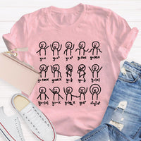Graph Algebra Dance Figures Math Teacher T-Shirt