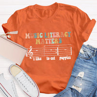 Music Literacy Matters Teacher T-Shirt