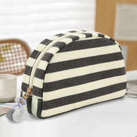 Striped Seashell Cosmetic Bag – Teacher Everyday Essentials Pouch