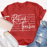Retired Teacher Relaxed Teacher T-Shirt
