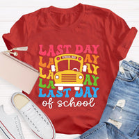 School Bus Driver Last Day Of School T-Shirt