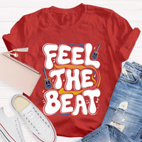 Feel The Beat Teacher T-Shirt