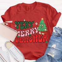 Very Merry Teacher T-Shirt