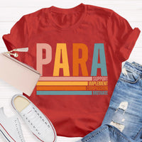 Support And Motivate Teacher T-Shirt
