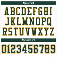 Custom Football Jersey - White Green-Gold Mesh Authentic