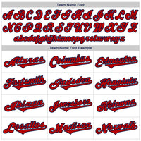 Custom White Red-Navy Authentic Throwback Rib-Knit Baseball Jersey Shirt