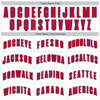 Custom White Red-Royal Authentic Throwback Rib-Knit Baseball Jersey Shirt